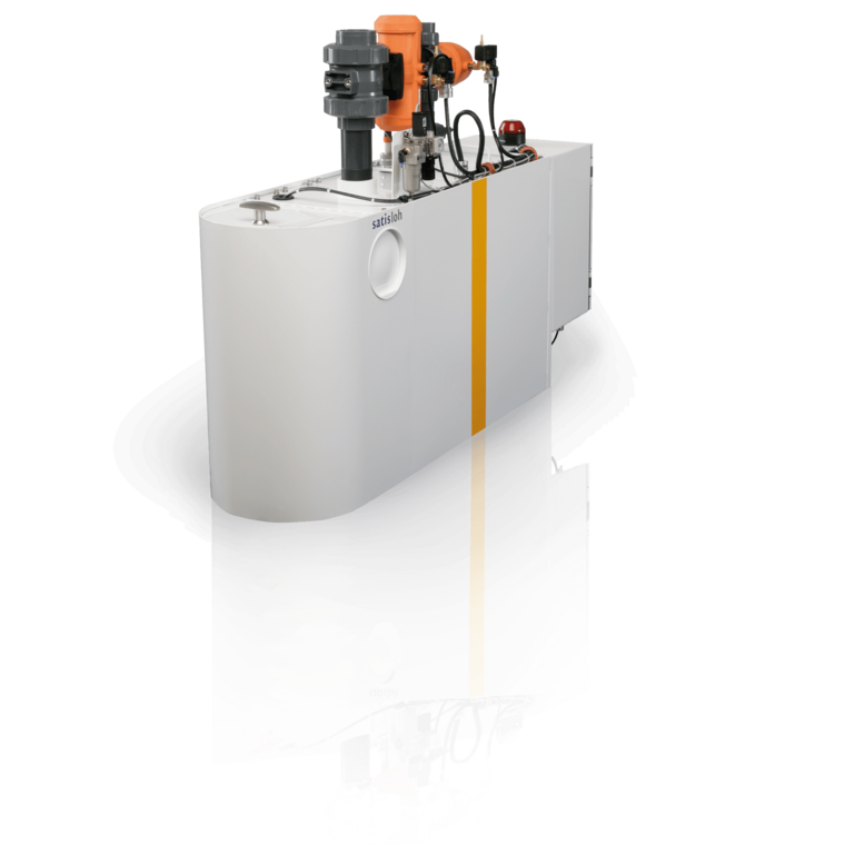 Pump Station automatic lens debris and fluid pumping system Satisloh