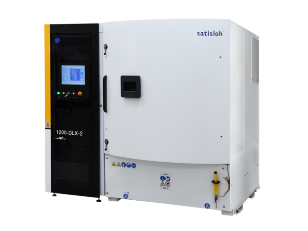 Industrial semiconductor processing chamber with control panel and enclosed design.