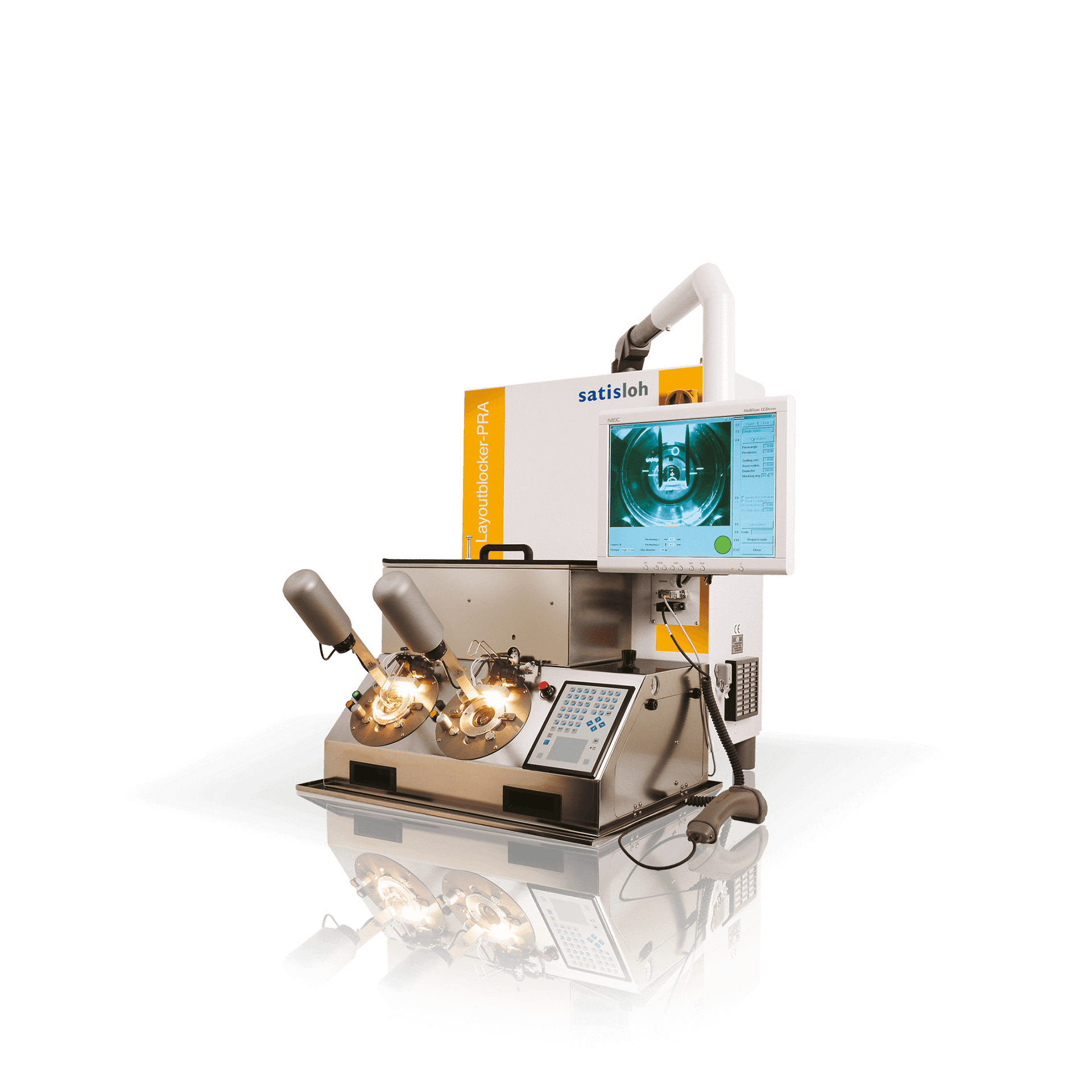 LayoutblockerPRA manual, alloy lens surface blocker Satisloh