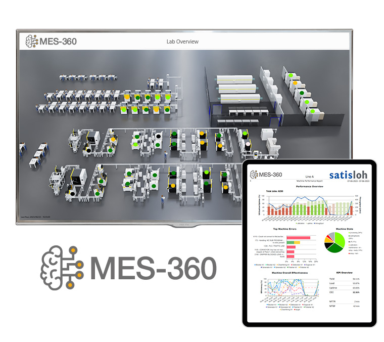 Satisloh MES-360 Software Manufacturing Execution System for your Lens production plant Satisloh MES-360 Software